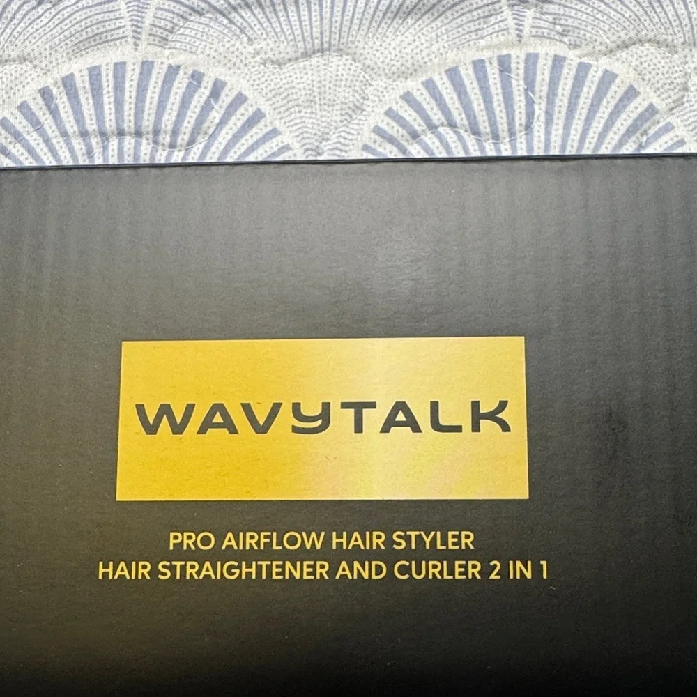 Wavytalk Pro Airflow Hair Styler 2-in-1 Straightener Curler Like New